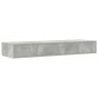 Cajones de Cama Gris Concreto 120x36.5x16.5 cm Madera Fabricada de , Mesitas de noche - Ref: Foro24-866942, Precio: 80,04 €, ...