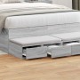 Cajones de cama Gris Sonoma 120x36,5x16,5 cm Madera elaborada de , Mesitas de noche - Ref: Foro24-866944, Precio: 82,36 €, De...