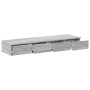 Cajones de cama Gris Sonoma 120x36,5x16,5 cm Madera elaborada de , Mesitas de noche - Ref: Foro24-866944, Precio: 82,36 €, De...