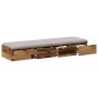 Cajones de Cama Madera Vieja 120x36,5x16,5 cm Contrachapado de , Mesitas de noche - Ref: Foro24-866945, Precio: 80,63 €, Desc...