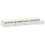 Mesitas de Noche Blanca MDF 140 x 36.5 x 16.5 cm Mesa de Noche de , Mesitas de noche - Ref: Foro24-866947, Precio: 85,53 €, D...