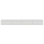 Mesitas de Noche Blanca MDF 140 x 36.5 x 16.5 cm Mesa de Noche de , Mesitas de noche - Ref: Foro24-866947, Precio: 85,53 €, D...