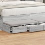Cajones para cama Gris Sonoma 140x36,5x16,5 cm Madera elaborada de , Mesitas de noche - Ref: Foro24-866952, Precio: 85,53 €, ...