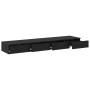 Mesas de Noche Roble Negro Madera 150 x 36.5 x 16.5 cm de , Mesitas de noche - Ref: Foro24-866956, Precio: 90,50 €, Descuento: %