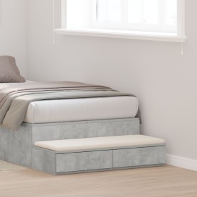 Cajones de cama Grises Concretos 75x36,5x16,5 cm de Madera de Ingeniería by , Nightstands - Ref: Foro24-866966, Price: 48,41 ...