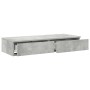 Cajones de cama Grises Concretos 75x36,5x16,5 cm de Madera de Ingeniería de , Mesitas de noche - Ref: Foro24-866966, Precio: ...