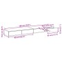 Cajones de Cama en Blanco 180x36,5x16,5 cm de Madera Elaborada de , Mesitas de noche - Ref: Foro24-866979, Precio: 97,54 €, D...