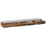 Cajones de cama en madera vieja 180x36,5x16,5 cm de madera ingenierizada de , Mesitas de noche - Ref: Foro24-866985, Precio: ...