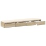 Cajones de cama Roble Sonoma 135x36,5x16,5 cm Madera Elaborada de , Mesitas de noche - Ref: Foro24-866989, Precio: 82,36 €, D...