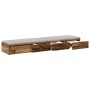 Cajones de Cama Madera Vieja 135x36,5x16,5 cm Madera de Ingeniería de , Mesitas de noche - Ref: Foro24-866993, Precio: 82,36 ...
