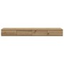 Cajones de Cama en Roble Artesanal 135x36,5x16,5 cm de Madera de Ingeniería de , Mesitas de noche - Ref: Foro24-866994, Preci...