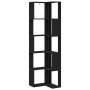 Estante Esquinero de 5 Niveles en Roble Negro 50x50x179 cm de Madera by , Bookcases and shelves - Ref: Foro24-868049, Price: ...