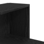 Estante de esquina Negro Roble 36,5x36,5x140 cm Madera elaborada de , Estantes y estanterías - Ref: Foro24-868052, Precio: 46...