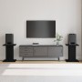 Soportes para altavoces 2 pcs Negro Roble 30x30x40 cm Madera de ingeniería von , Lautsprecherständer - Ref: Foro24-868054, Pr...