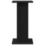 Soportes para altavoces (2 piezas) - Roble Negro 30x30x60 cm - Madera de ingeniería von , Lautsprecherständer - Ref: Foro24-8...