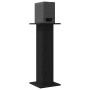 Soportes para Altavoces 2 pcs Roble Negro 30x30x80 cm Madera hecha von , Lautsprecherständer - Ref: Foro24-868056, Preis: 71,...