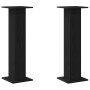 Soportes para altavoces 2 pcs Madera de roble negro 30x30x95 cm Madera de ingeniería von , Lautsprecherständer - Ref: Foro24-...