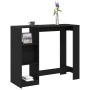 Mesa de Bar  con Estante Negra de Roble 102,5x46x103,5 cm de Madera Ingenierizada | Foro24.es | Tu tienda online para hogar, jardín y más Foro24.es