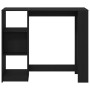 Mesa de Bar  con Estante Negra de Roble 102,5x46x103,5 cm de Madera Ingenierizada | Foro24.es | Tu tienda online para hogar, jardín y más Foro24.es