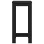 Mesa Bar Negro roble Madera elaborada 51x50x103,5 cm de , Mesas de cocina y de comedor - Ref: Foro24-868078, Precio: 57,32 €,...