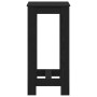 Mesa Bar Negro roble Madera elaborada 51x50x103,5 cm de , Mesas de cocina y de comedor - Ref: Foro24-868078, Precio: 57,32 €,...