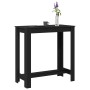 Mesa de Bar Negra de Roble 102x50x103.5 cm de Madera Sintetizada von , Küchen- und Esstische - Ref: Foro24-868079, Preis: 70,...