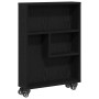 Carro de almacenamiento estrecho de roble negro 48x13x68 cm de madera elaborada von , Bücherregale und Regale - Ref: Foro24-8...