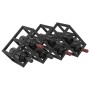 Estante para vino para 9 botellas, 63x16,5x25 cm, de acero recubierto en polvo de , Botelleros - Ref: Foro24-868218, Precio: ...
