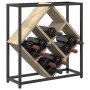 Botelleros Roble de Sonoma, Negro Tablero de partículas, Metal von , Weinregale - Ref: Foro24-868220, Preis: 39,62 €, Rabatt:...