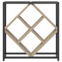 Botelleros Roble de Sonoma, Negro Tablero de partículas, Metal von , Weinregale - Ref: Foro24-868220, Preis: 39,62 €, Rabatt:...