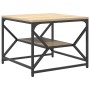 Mesa de café con estante en roble de Sonoma – 51x50x40 cm – Hecha de madera elaborada by , Coffee table - Ref: Foro24-868226,...