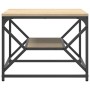 Mesa de café con estante en roble de Sonoma – 51x50x40 cm – Hecha de madera elaborada by , Coffee table - Ref: Foro24-868226,...