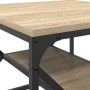 Mesa de café con estante en roble de Sonoma – 51x50x40 cm – Hecha de madera elaborada by , Coffee table - Ref: Foro24-868226,...