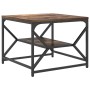 Mesa de café con estante de roble ahumado 51x50x40 cm de madera de ingeniería von , Couchtisch - Ref: Foro24-868227, Preis: 4...
