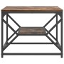 Mesa de café con estante de roble ahumado 51x50x40 cm de madera de ingeniería von , Couchtisch - Ref: Foro24-868227, Preis: 4...