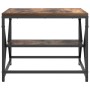 Mesa de café con estante de roble ahumado 51x50x40 cm de madera de ingeniería von , Couchtisch - Ref: Foro24-868227, Preis: 4...