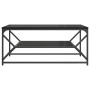 Mesa de Café con estante Roble Negro 90x50x40 cm Madera Ingenierizada by , Coffee table - Ref: Foro24-868231, Price: 63,13 €,...