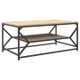 Mesa de Café  con Estante Roble Sonoma 90x50x40 cm Madera Elaborada | Foro24.es | Tu tienda online para hogar, jardín y más Foro24.es