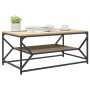 Mesa de Café  con Estante Roble Sonoma 90x50x40 cm Madera Elaborada | Foro24.es | Tu tienda online para hogar, jardín y más Foro24.es