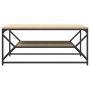 Mesa de Café  con Estante Roble Sonoma 90x50x40 cm Madera Elaborada | Foro24.es | Tu tienda online para hogar, jardín y más Foro24.es