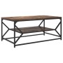 Mesa de Café con Estante Roble Ahumado 90x50x40 cm Madera Engineered von , Couchtisch - Ref: Foro24-868233, Preis: 59,77 €, R...