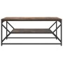 Mesa de Café con Estante Roble Ahumado 90x50x40 cm Madera Engineered von , Couchtisch - Ref: Foro24-868233, Preis: 59,77 €, R...