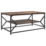 Mesa de Café con Estante Roble Ahumado 90x50x40 cm Madera Engineered von , Couchtisch - Ref: Foro24-868233, Preis: 59,77 €, R...