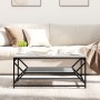 Mesa de café con estante Gris Sonoma 90x50x40 cm Madera elaborada by , Coffee table - Ref: Foro24-868234, Price: 61,46 €, Dis...