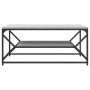 Mesa de café con estante Gris Sonoma 90x50x40 cm Madera elaborada by , Coffee table - Ref: Foro24-868234, Price: 61,46 €, Dis...
