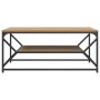 Mesa de café con estante de roble artesanal 90x50x40 cm von , Couchtisch - Ref: Foro24-868236, Preis: 62,04 €, Rabatt: -5%%