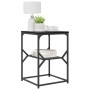 Mesa Auxiliar Negra de Roble 41x40x60 cm de Madera Ingenierizada de , Mesitas de noche - Ref: Foro24-868237, Precio: 44,36 €,...