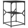 Mesa Auxiliar Negra de Roble 41x40x60 cm de Madera Ingenierizada de , Mesitas de noche - Ref: Foro24-868237, Precio: 44,36 €,...
