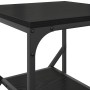 Mesa Auxiliar Negra de Roble 41x40x60 cm de Madera Ingenierizada de , Mesitas de noche - Ref: Foro24-868237, Precio: 44,36 €,...