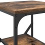 Mesa Lateral de de Roble Ahumado 41x40x60 cm de Madera Engineered de , Mesitas de noche - Ref: Foro24-868239, Precio: 42,96 €...